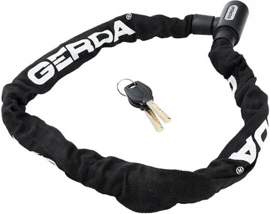 Gerda Lacăt Bicicletă Tip Spiră cu cheie Gri