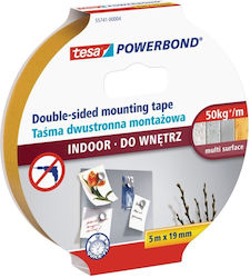Tesa Tasma Double-sided 19mm Mounting Foam Indoors 5m H0807301