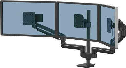 Fellowes Schreibtisch Ständer für 3 Bildschirme bis zu 32" mit Arm (8615801)