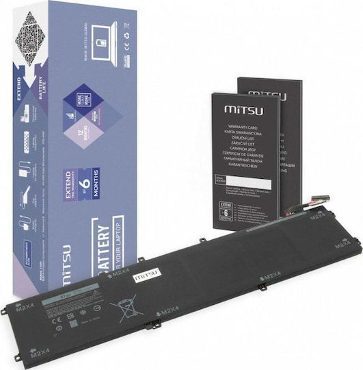 Mitsu Compatible Battery for Dell XPS / Inspiron / Precision / Vostro Dell XPS 15 9550 with 8500mAh