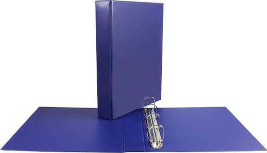 Biurfol Clipboard with 4 Rings for Paper A4 Blue 1pcs