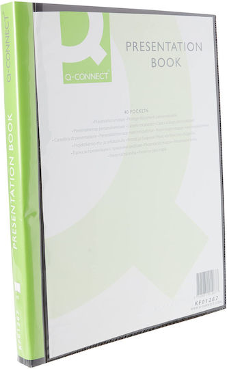 Q-Connect Ντοσιέ Σουπλ pentru Hârtie A4 Negru 1buc