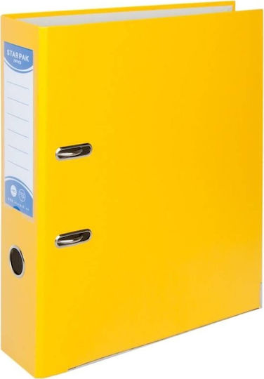 Starpak Κλασέρ 4/30 για Χαρτί A4 Κίτρινο 1τμχ