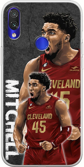 Nba Stars - Donovan Mitchell Задна корица Силикон Многоцветен (Redmi Note 7 / 7 Pro)