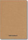 Narcissus Brand Set 6 Notebooks 56 Sheets A5 Ruled Beige