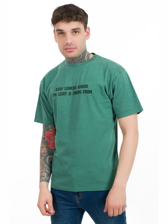 Van Hipster Herren T-Shirt Kurzarm Green