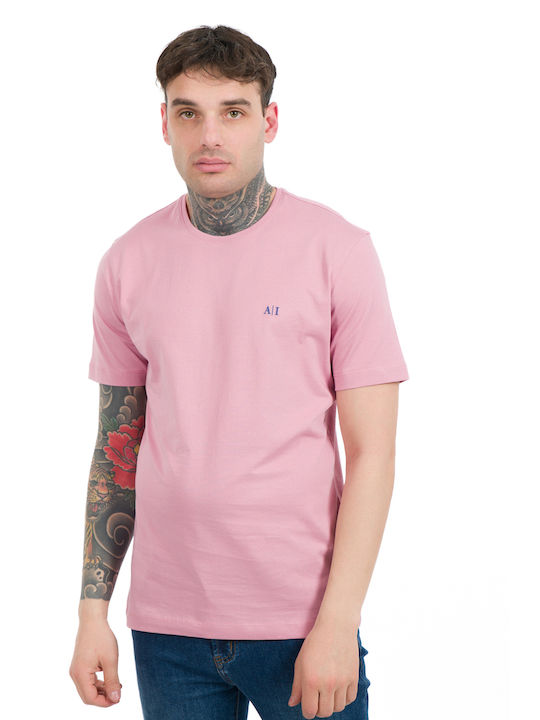 Artisti Italiani Herren T-Shirt Kurzarm Pink