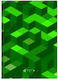 Coolpack Carnet 60 Foi A5 Cu dungi Verde