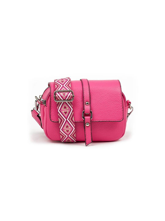 Verde Geantă de damă Crossbody Fuchsia