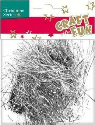 Craft with Fun Χριστουγεννιάτικη Светлинна гирлянда Сребрист 1бр