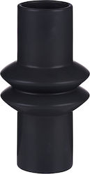 Atmosphera Βάζο Κεραμικό Μαύρο Φ10.5xΥ19.8cm