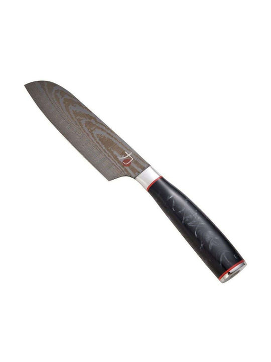 Bergner Μαχαίρι Santoku από Ανοξείδωτο Ατσάλι 17.5cm BG04128MBK