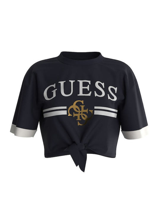 Guess Women's Blouse Dark Blue