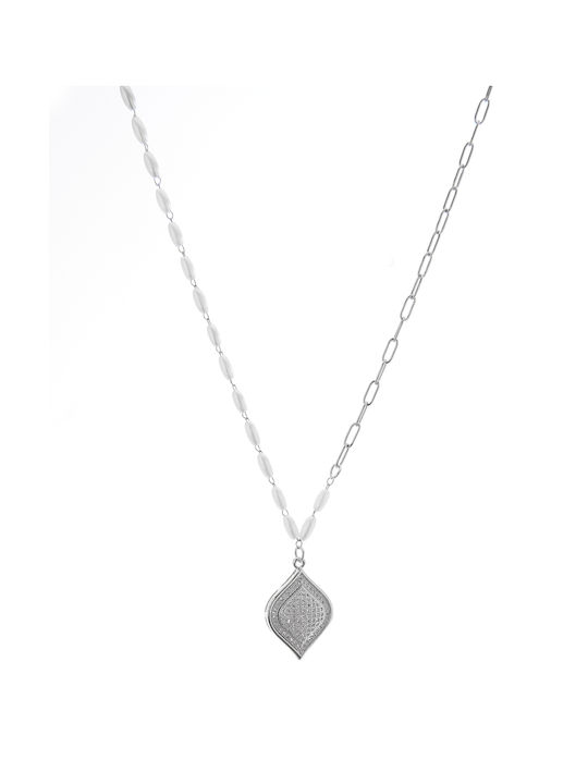 Halskette Kette Hs4607-5-1 Silber Tasche zu Tasche