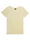 4F Damen T-shirt Gelb