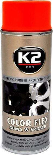 K2 Color Flex Σπρέι Καθαρισμού / Προστασίας για Ζάντες Αυτοκινήτου με Άρωμα Πορτοκάλι 400ml