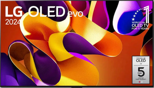 LG Смарт Телевизор 55" 4K UHD OLED evo AI G4 HDR (2024)