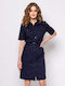 Heavy Tools Dress Navy Blue