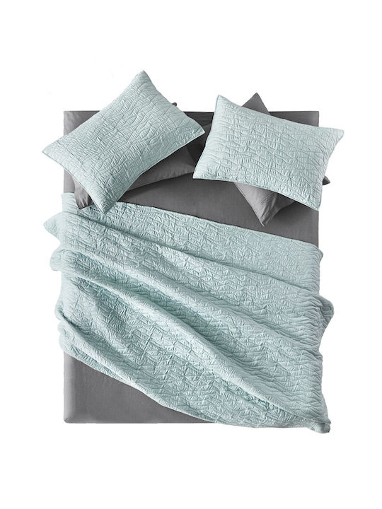 Guy Laroche Shadow Set Coverlet Queen Size Microfiber MInt 250x240cm 3pcs