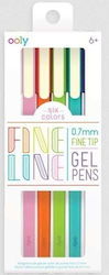 Ooly Fine Line Gel Pens 6 Pcs