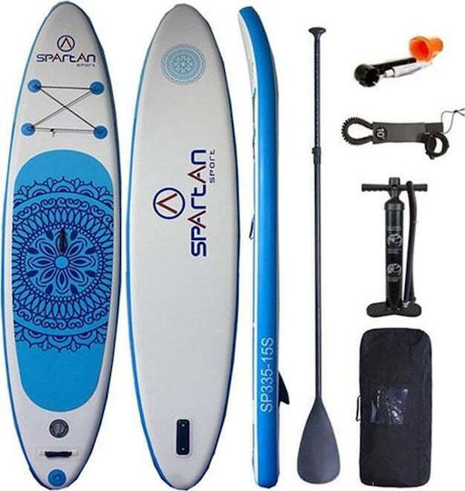Spartan Inflatable SUP Board with Length 3.2m Blue