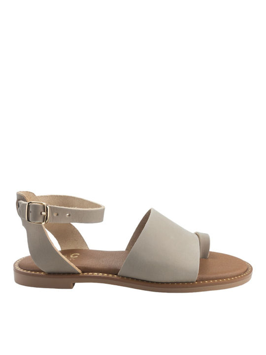 Plato Leather Women's Sandals Beige