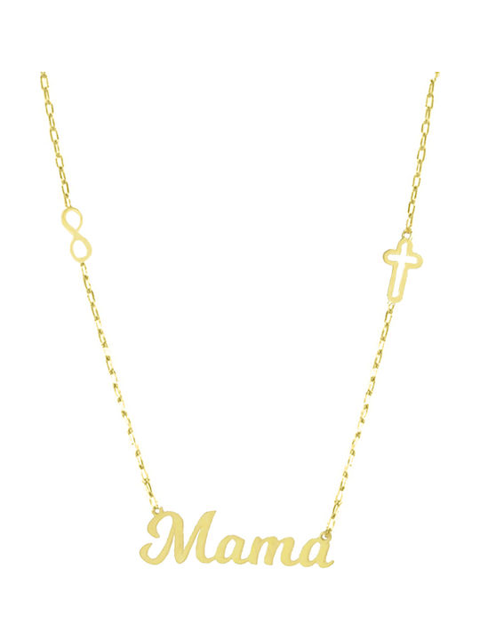 Ασημένιο 925 Κολιέ Mama