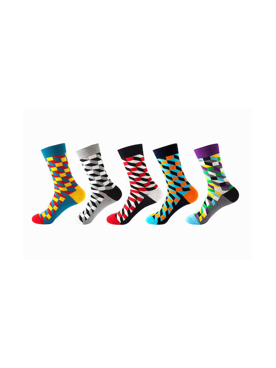 Yookie Gemusterte Socken Mehrfarbig 5Pack