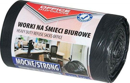 Office Products Trash Bags Capacity 35lt 56x49cm 50pcs Black