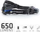 Suprabeam Rechargeable Headlamp LED IPX4 with Maximum Brightness 650lm Gray