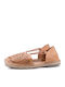 Women's Leather Espadrilles Tabac Brown