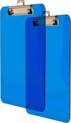 Clipboard Tetis A4 Plastic 225x315 Mm Blue