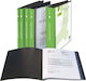 Q-connect Q-connect Presentation Folder Identification Pocket Pp A4 460 Micron 10 Sleeves Black