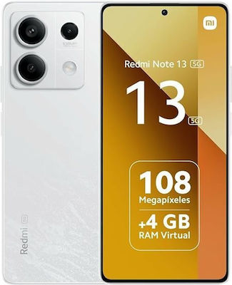 Xiaomi Redmi Note 13 NFC 5G Dual SIM (6GB/128GB) Arktisch Weiß