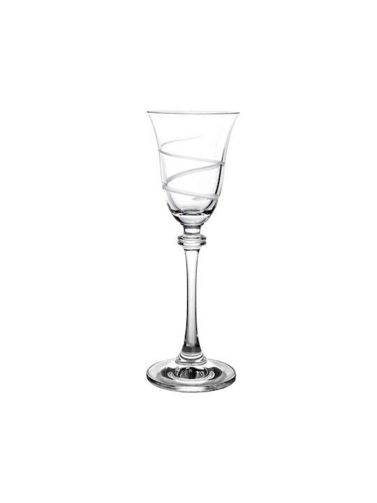 Bormioli Rocco Glass Liqueur/Ouzo made of Glass in White Color Goblet 60ml 1pcs