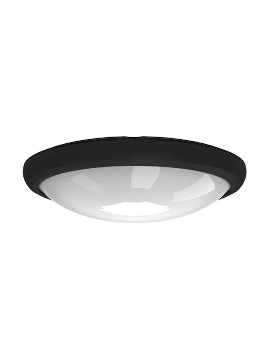 Bemko Πλαφονιέρα Οροφής με Ενσωματωμένο LED σε Μαύρο χρώμα