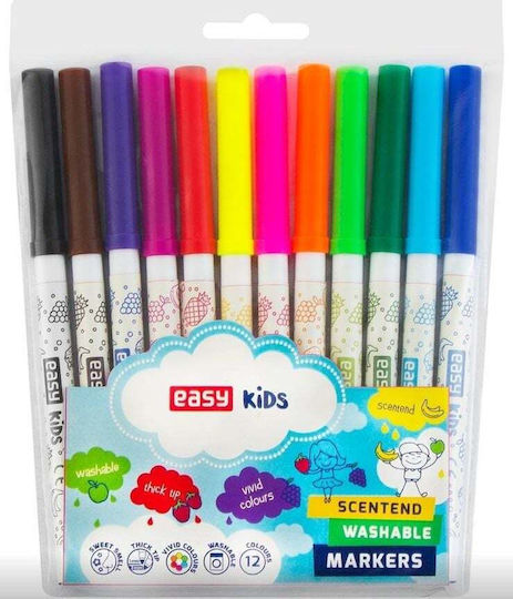 Easy Scented 12 Multicolour Easy Spiral Markers