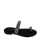 Women's Flat Sandals in Black Color