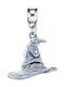 Harry Potter Charm Sorting Hat Silver Plated