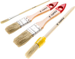 Topex Βούρτσα Βαφής 25.4mm 1'' 4τμχ