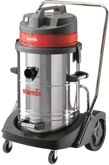Starmix GS 3078 PZ Staubsauger Flüssigkeiten / Feststoffe 3600W mit Edelstahl Behälter 78Es
