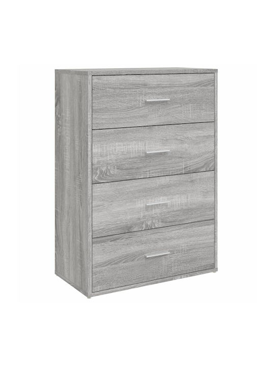 Sideboard Wooden Gray 60x31x84cm