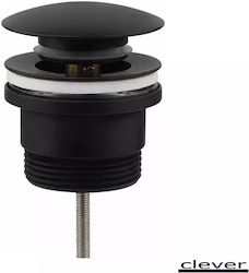 Clever Pop Up Sink Valve Black