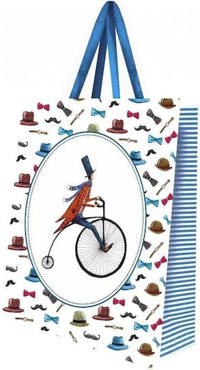Cozywood Large Decorative Gift Bag Retro Bike