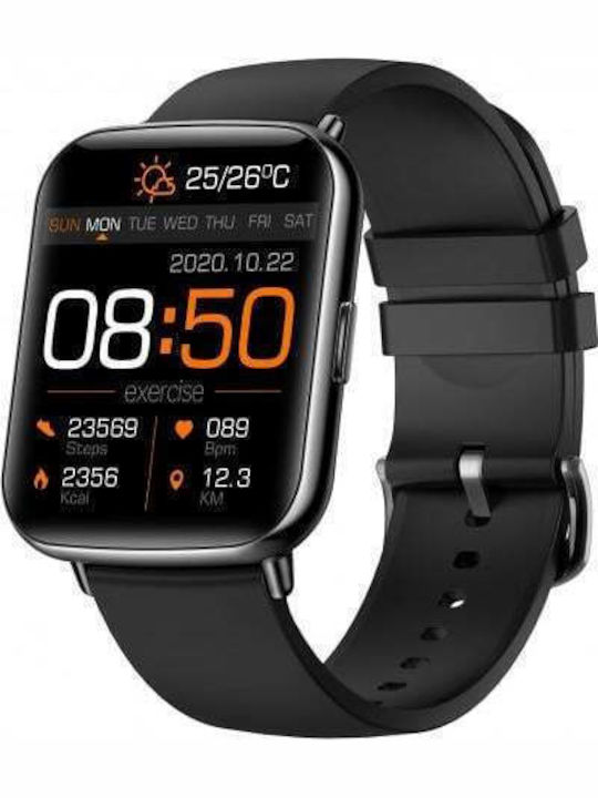 Senbono X27 Smartwatch με SIM (Μαύρο)