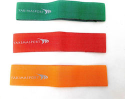 Yakimasport Мини Еластични Ленти За Фитнес Комплект 3 Бр Многоцветни