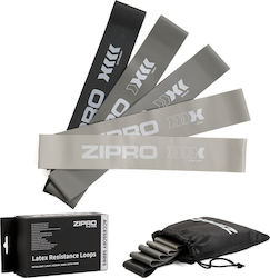 Zipro Mini Loop Bands Σετ 5τμχ Γκρι