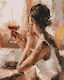 Painting By Numbers Mysterious Stranger 40x50