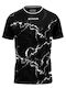 Givova Herren Sport T-Shirt Kurzarm Schwarz