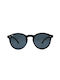 OJO Sunglasses Auga Unisex Γυαλιά Ηλίου με Μαύρο Κοκκάλινο Σκελετό και Μαύρο Polarized Φακό